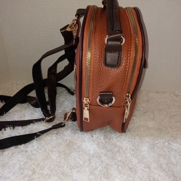 EUC Brown Handbag Backpack - Picture 2 of 5